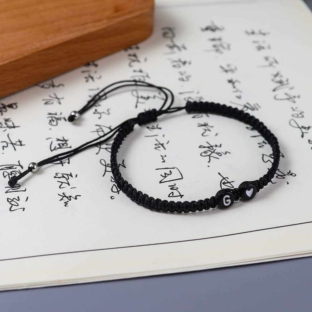 Heart Initial Bracelets 26 Letters Initial Charms… - image 5